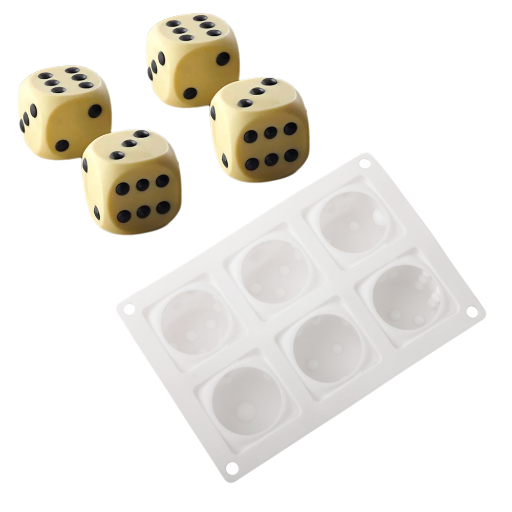Baking Kitchen Design - 6-Cell Cube Mousse Cake Mould Dice