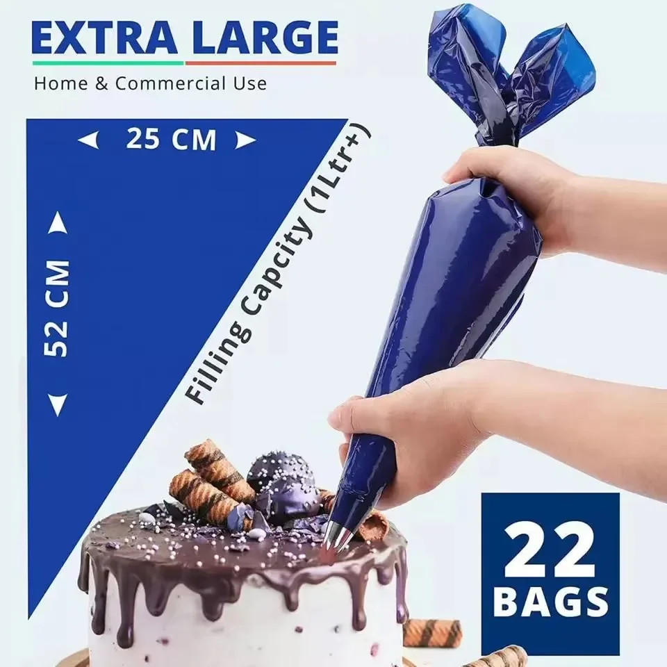 Piping Bag Disposable - 21 Inch Piping Bag Disposable Icing