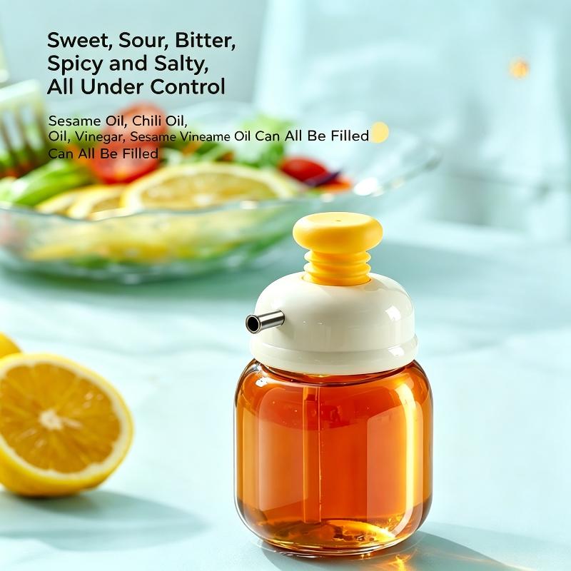 Kitchen Baking Torch - New Glass Oil Dispenser Press Type