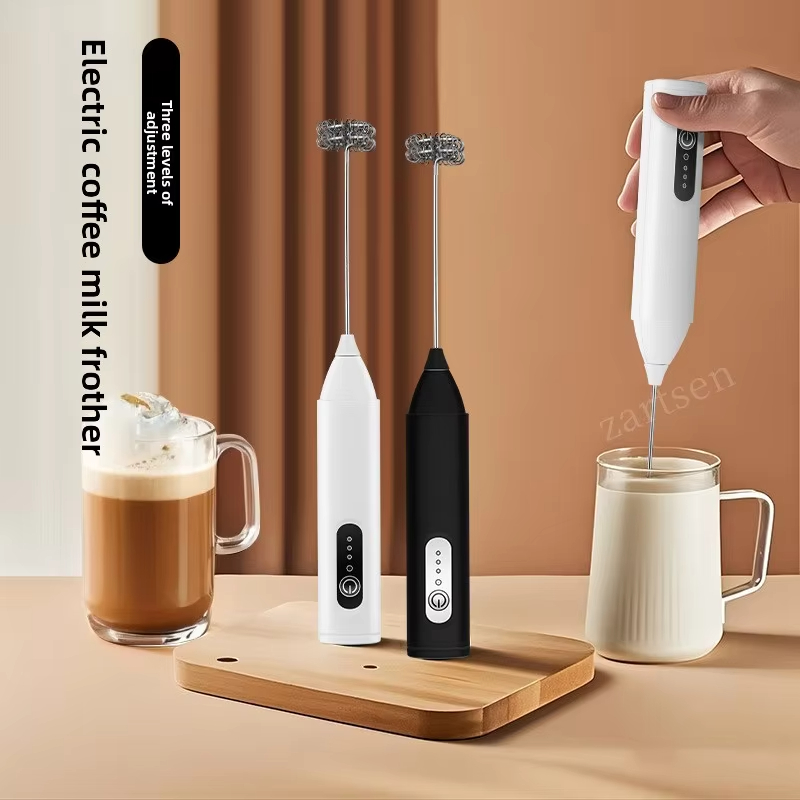 Kitchen Baking Blender - 3-Speed Adjustable USB Handheld Milk Frother