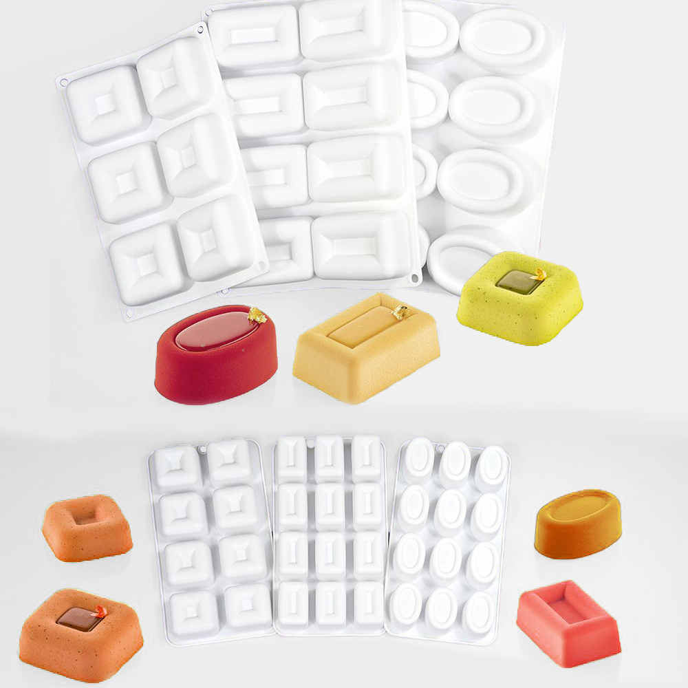 Baking Kitchen Design - Savarin Mousse Cake Mold Square Rectangular
