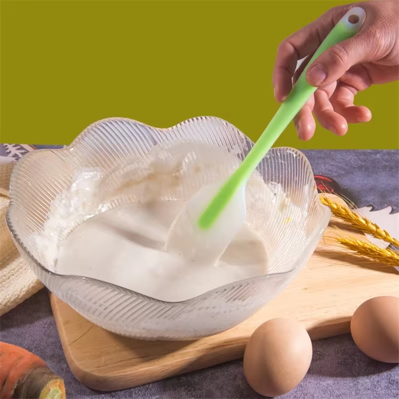 Kitchen Baking Blender - 28cm kitchen silicone spatula, semi transparent