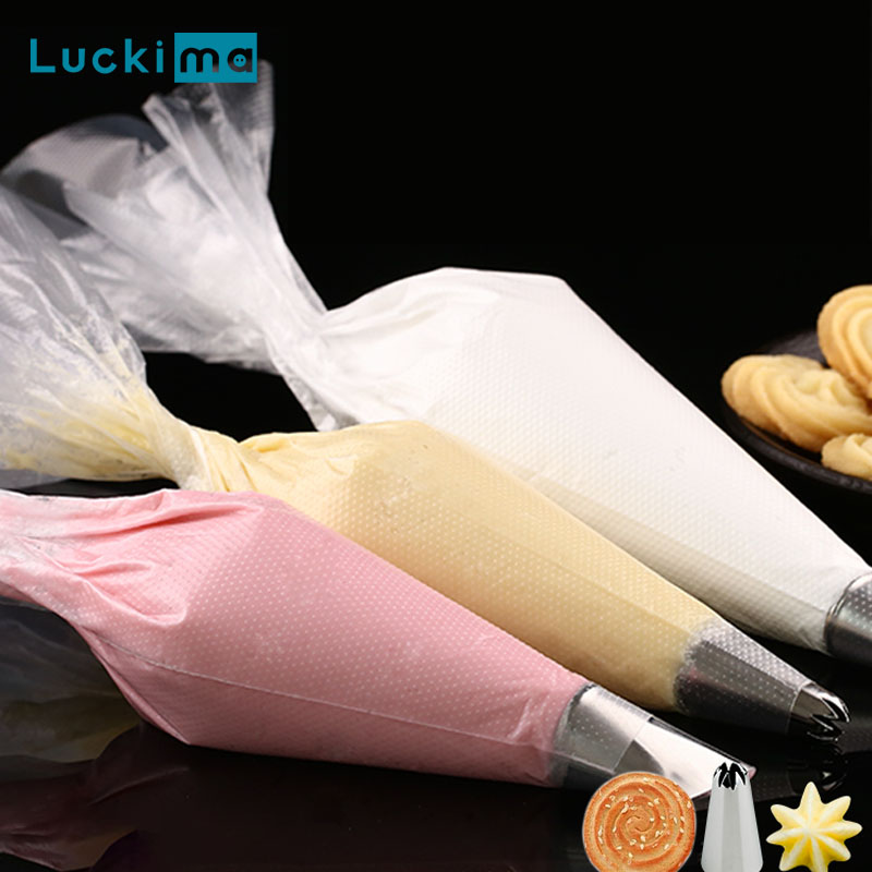 Piping Bag Disposable - 100pcs Thicken Disposable Pastry Bag Small/Large