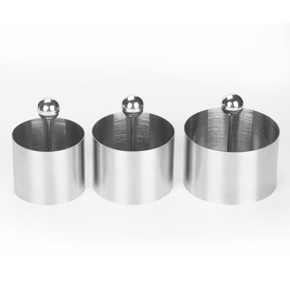 Kitchen Baking Dishes - Stainless Steel Mousse Mold Square Rice