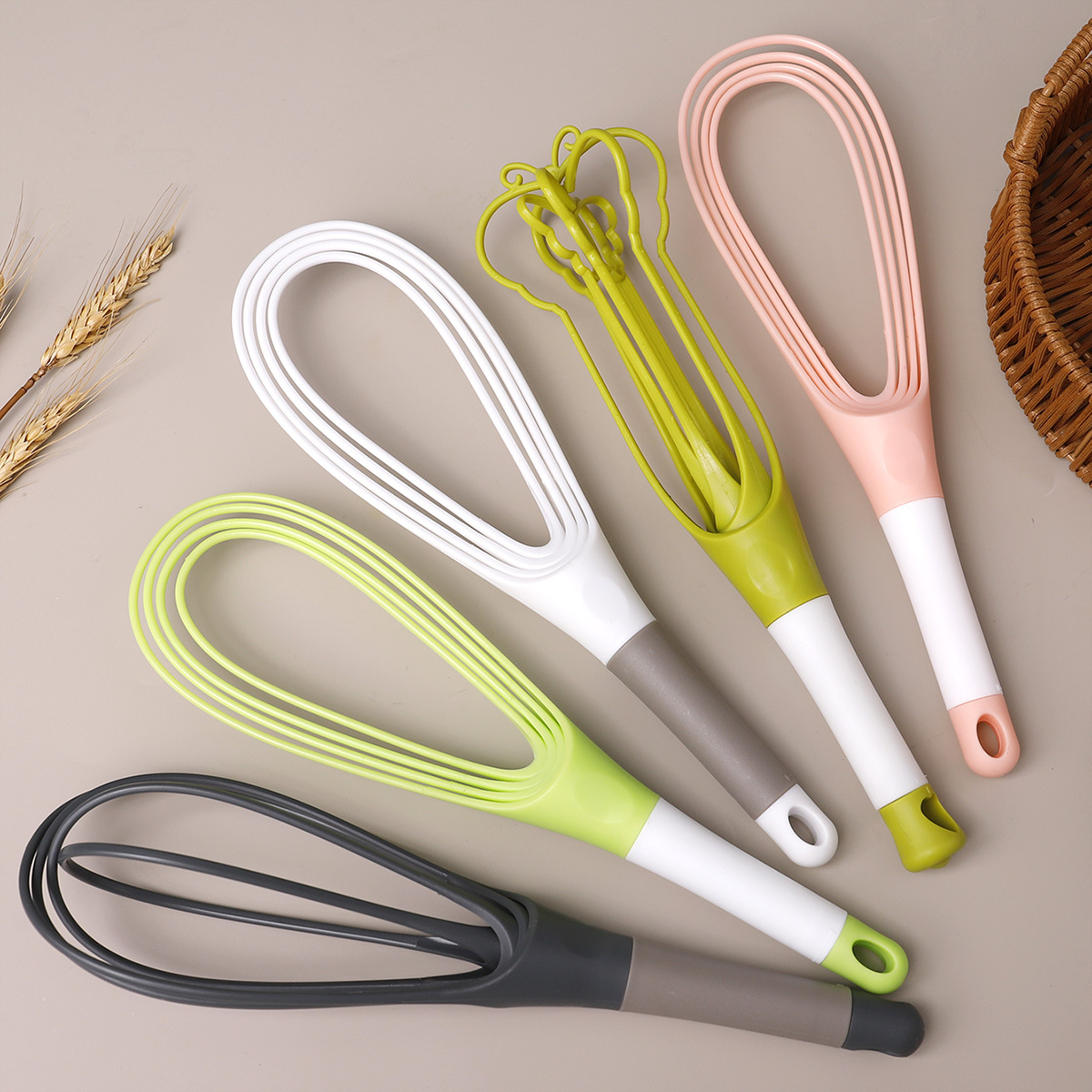 1pcs Egg Beater Rotated Egg Mi - Kitchen Baking Blender 评论和价格