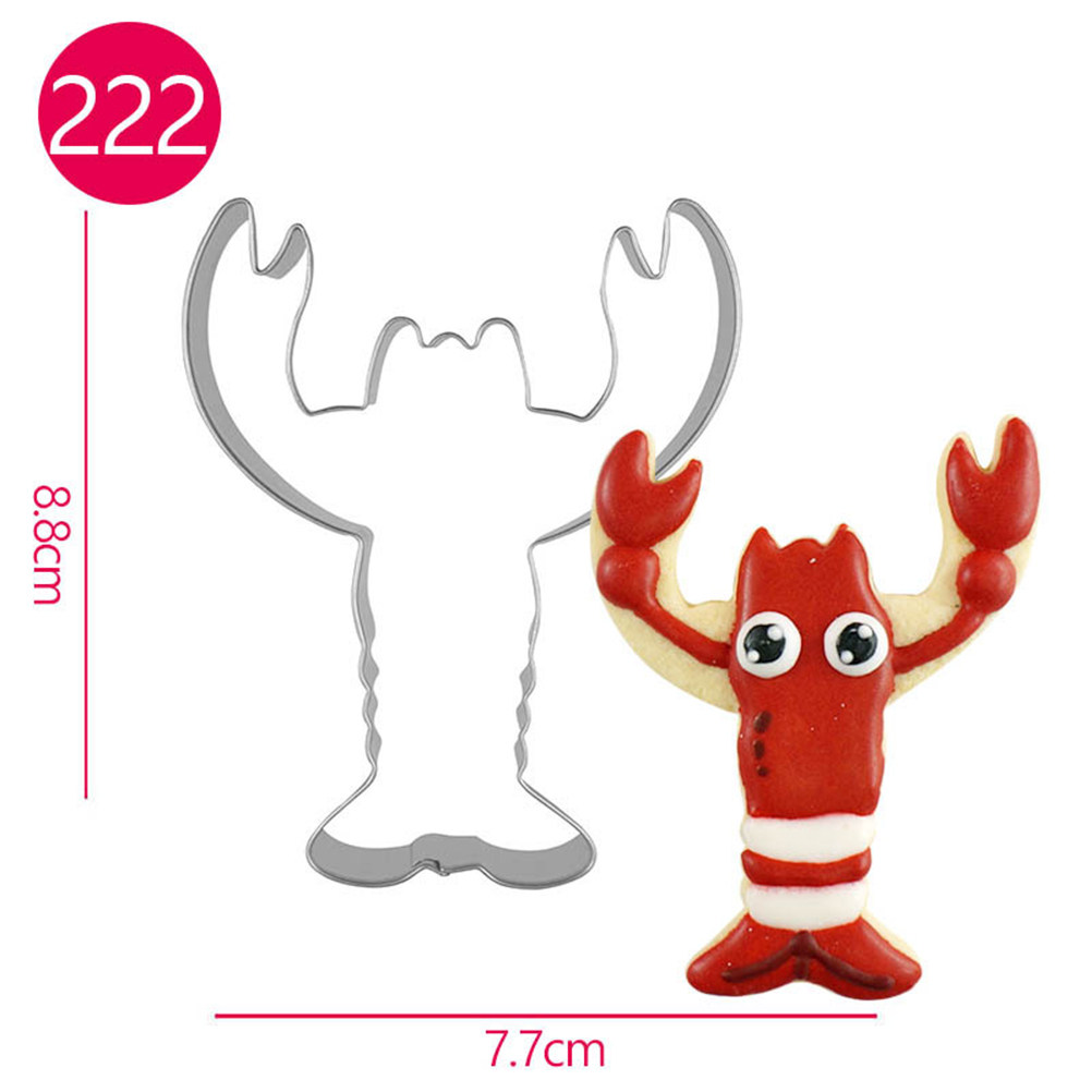 4pcs Lobster Shape Cookie Cutt - Baking Kitchen Design 评论和价格