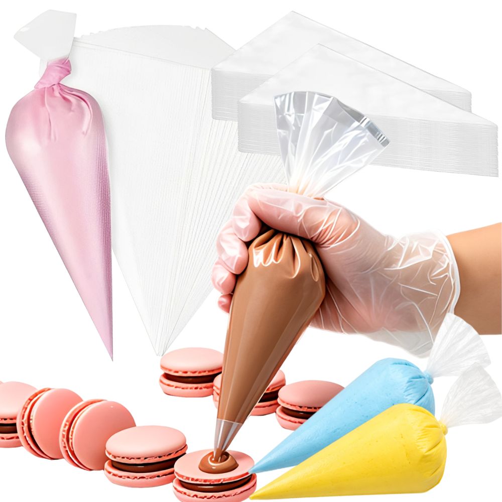 50pcs S/M/L Transparent Dispos - Piping Bag Disposable 评论和价格