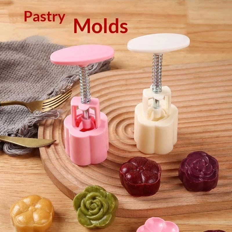 【LM】1 Set DIY Mooncake Mold Pl - Kitchen Baking Torch 评论和价格
