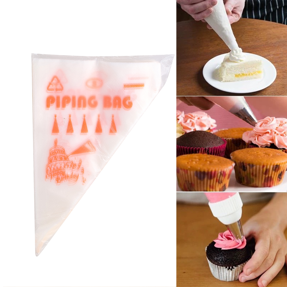 100PCS Thick Disposable Pastry - Piping Bag Disposable 评论和价格