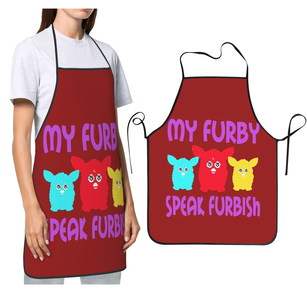 Nightmare Furby Cartoon Robot  - Kitchen Robot Baking 评论和价格
