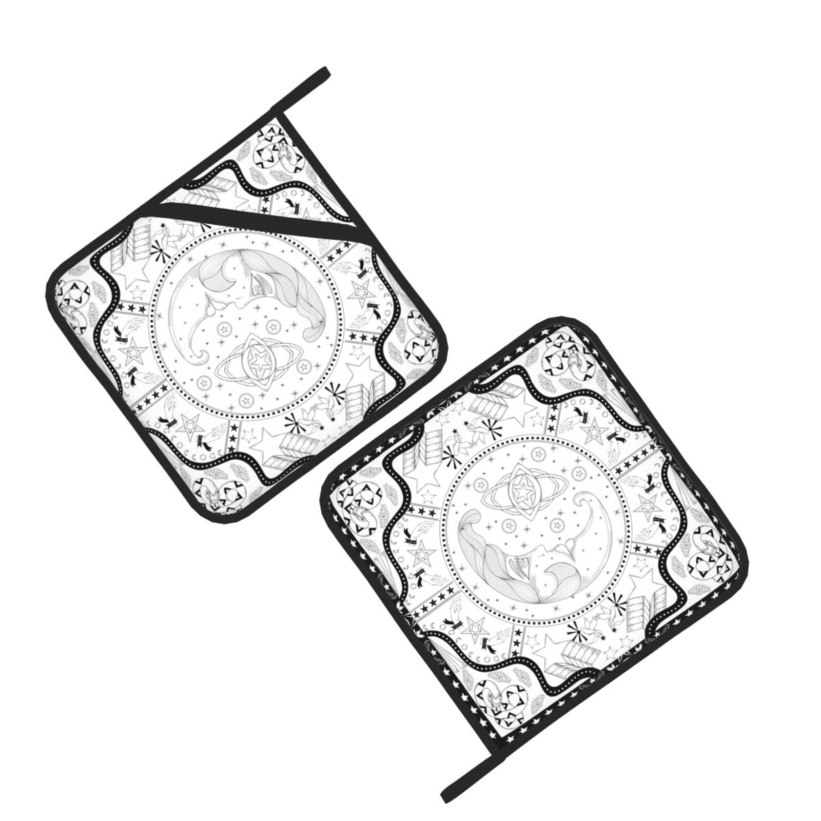 Fantasism Pot Holders Set of 2 - Kitchen Baking Dishes 评论和价格
