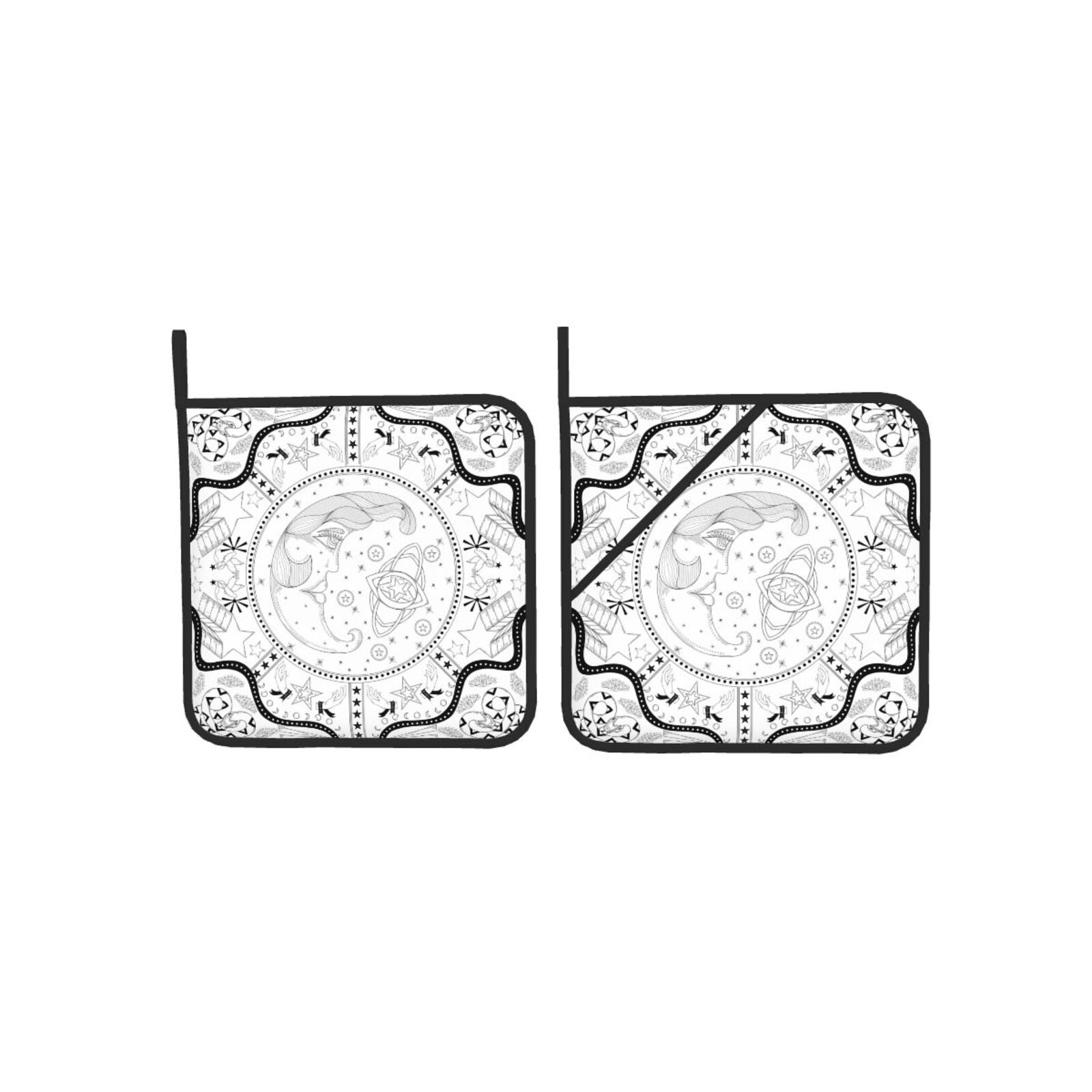 Fantasism Pot Holders Set of 2 - Kitchen Baking Dishes 评论和价格