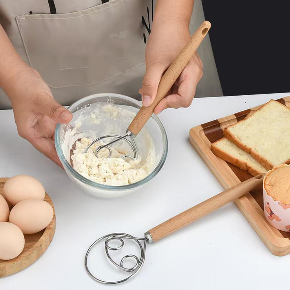 Cake Tools Danish Dough Whisk  - Kitchen Baking Blender 评论和价格