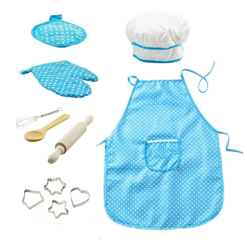 11pcs Kids Baking Apron Chef D - Baking Kitchen Set Up 评论和价格