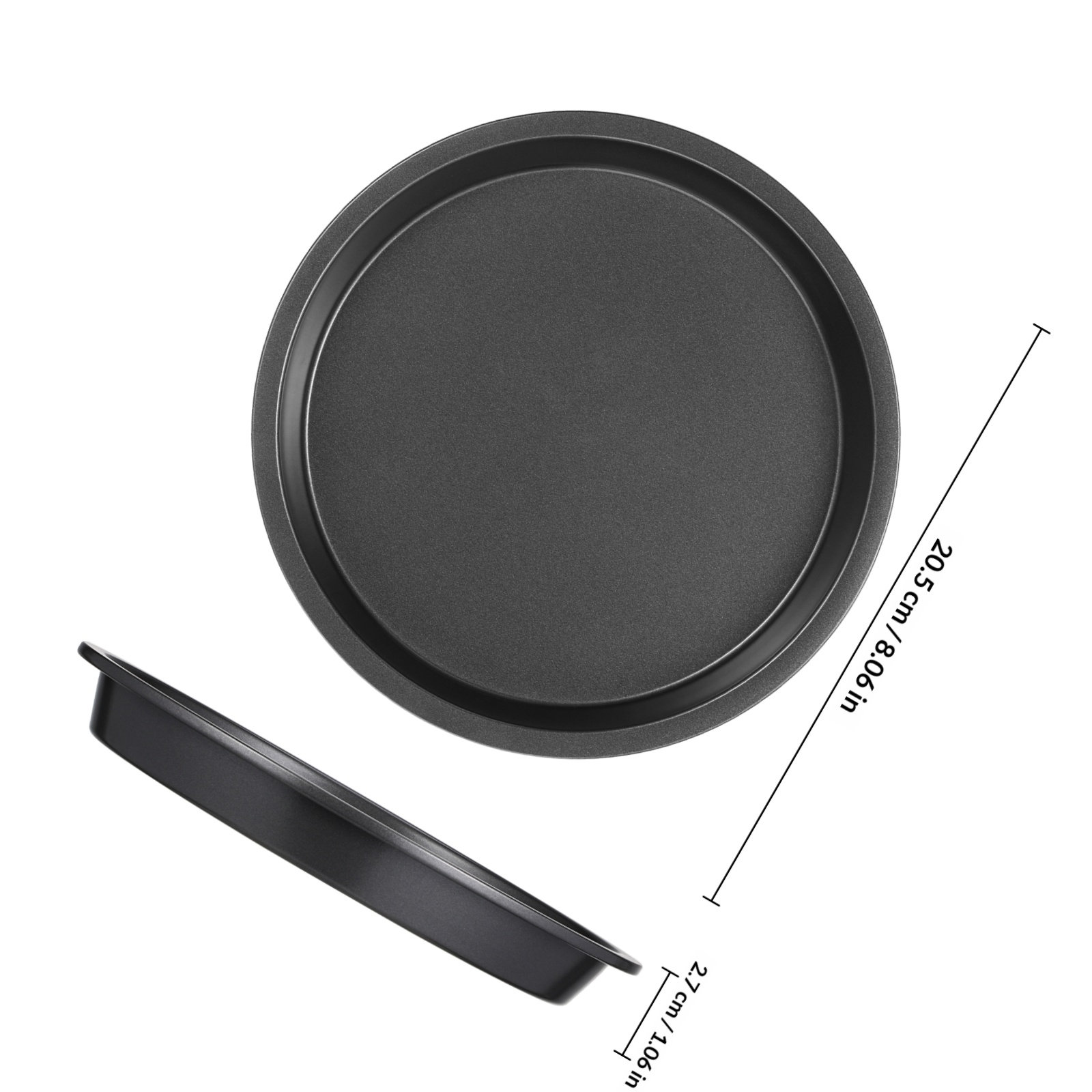 Round Nonstick Pizza Pan Carbo - Kitchen Baking Pan 评论和价格