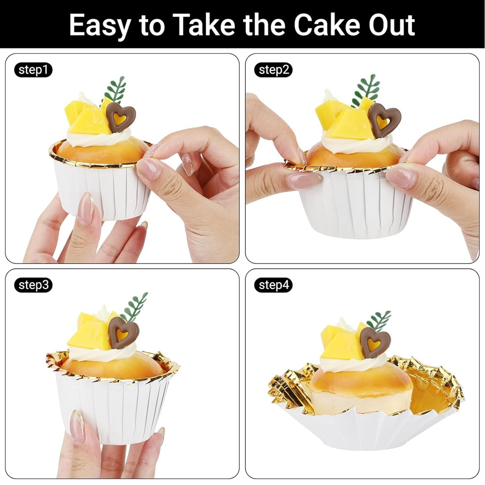 50 pcs Muffins Cup Paper Cupca - Kitchen With Baking Area 评论和价格