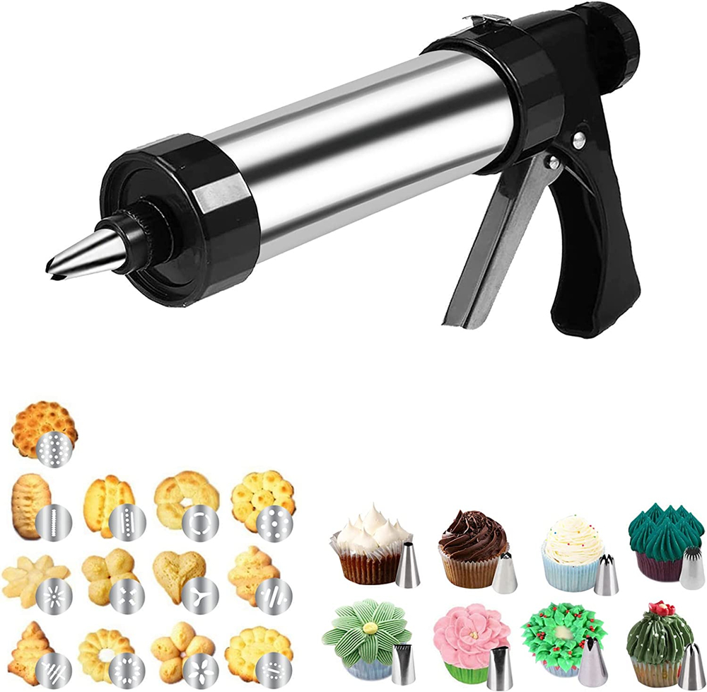 LMETJMA Cookie Press Kit Biscu - Piping Bag Disposable 评论和价格