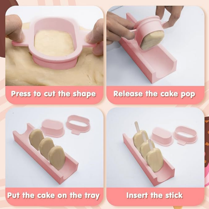 Cake Pop Mold Set with Tray No - Kitchen Baking Supplies 评论和价格
