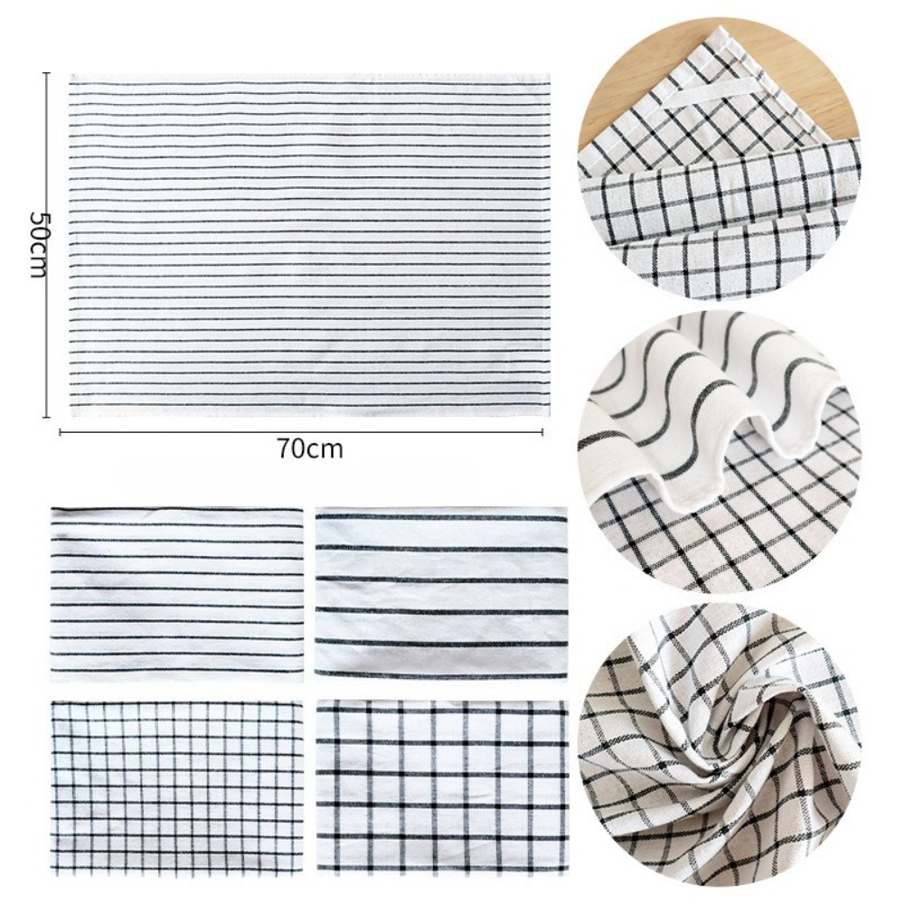 4 PCS Modern Plaid Cotton Dish - Kitchen Baking Dishes 评论和价格