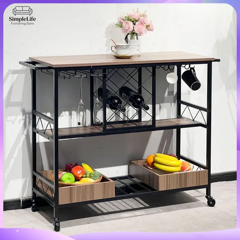 Multifunctional Kitchen Cart w - Kitchen Baking Cart 评论和价格