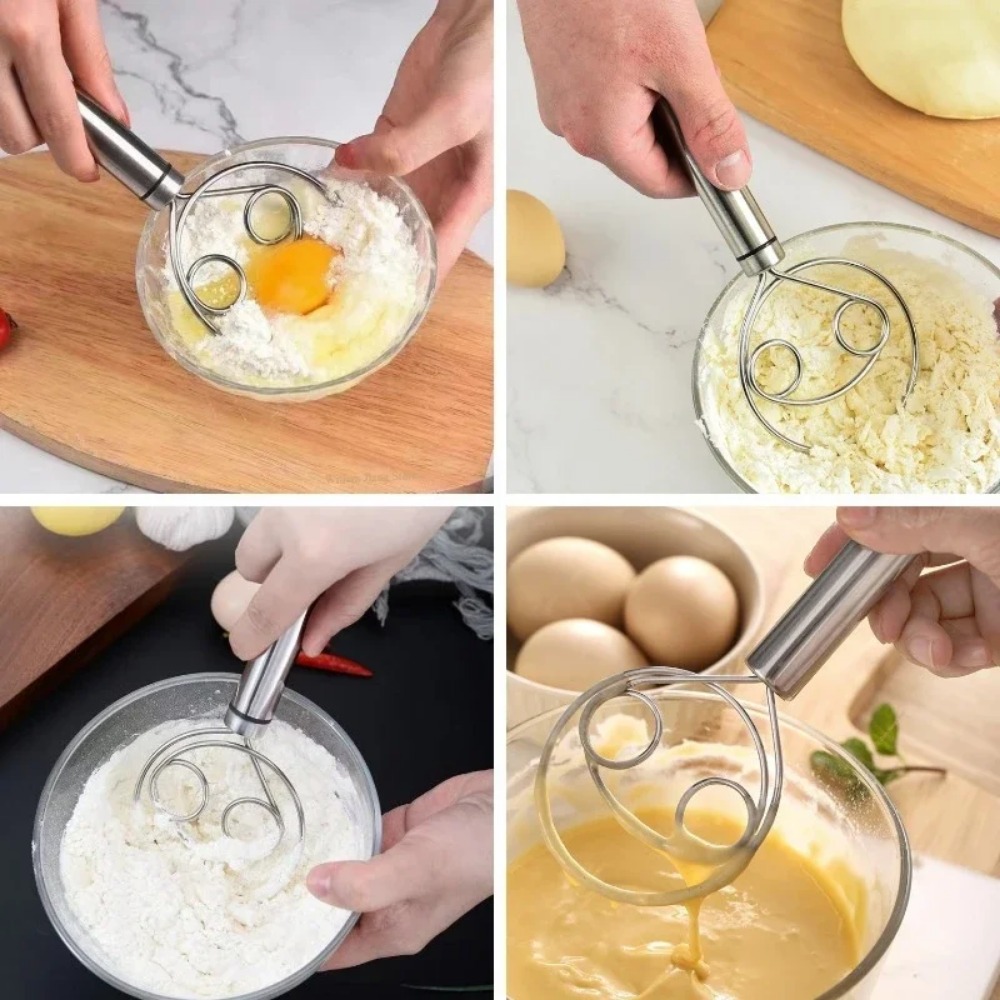 1/10PCS Dual Loop Dough Mixing - Kitchen Baking Blender 评论和价格