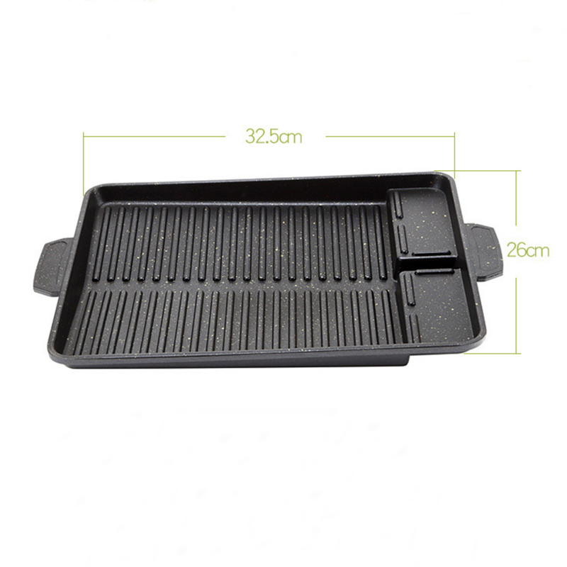 BBQ Grill Pan Plate 32 X 26cm  - Kitchen Baking Tray Organiser 评论和价格