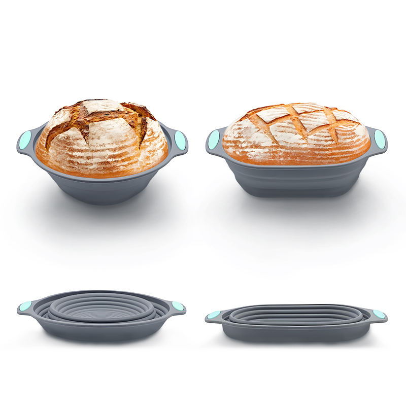 1PC Silicone Foldable Banneton - Kitchen Accessories For Baking 评论和价格