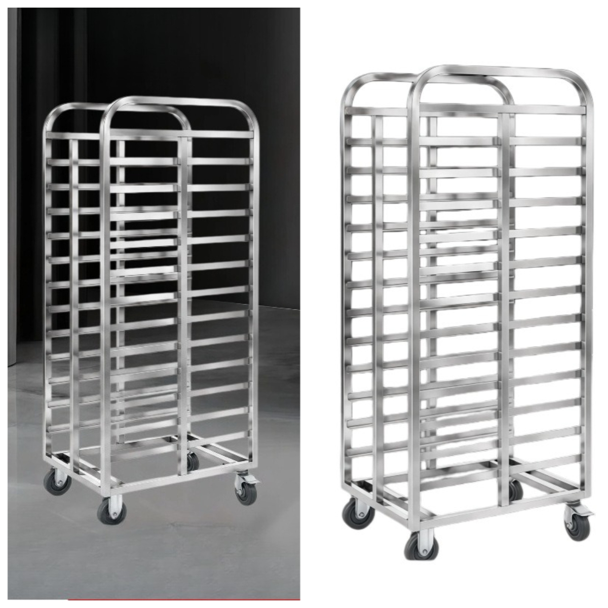 Stainless Steel Multi-layer Ba - Kitchen Baking Cart 评论和价格