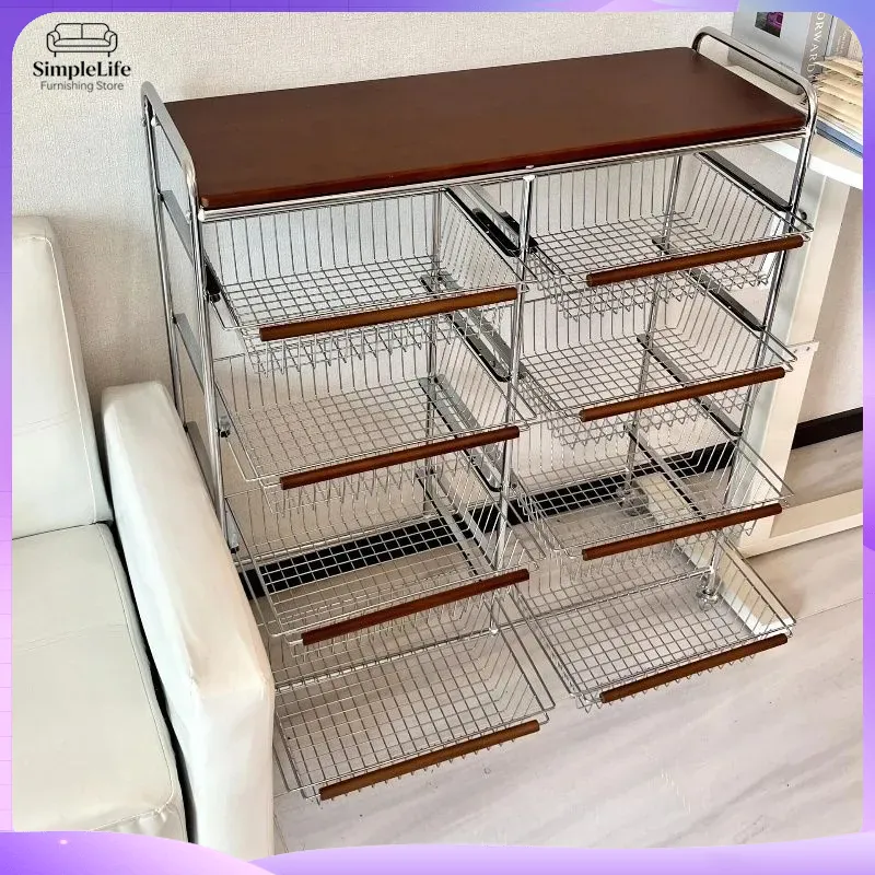 Retro Kitchen Cart with Wheels - Kitchen Baking Cart 评论和价格