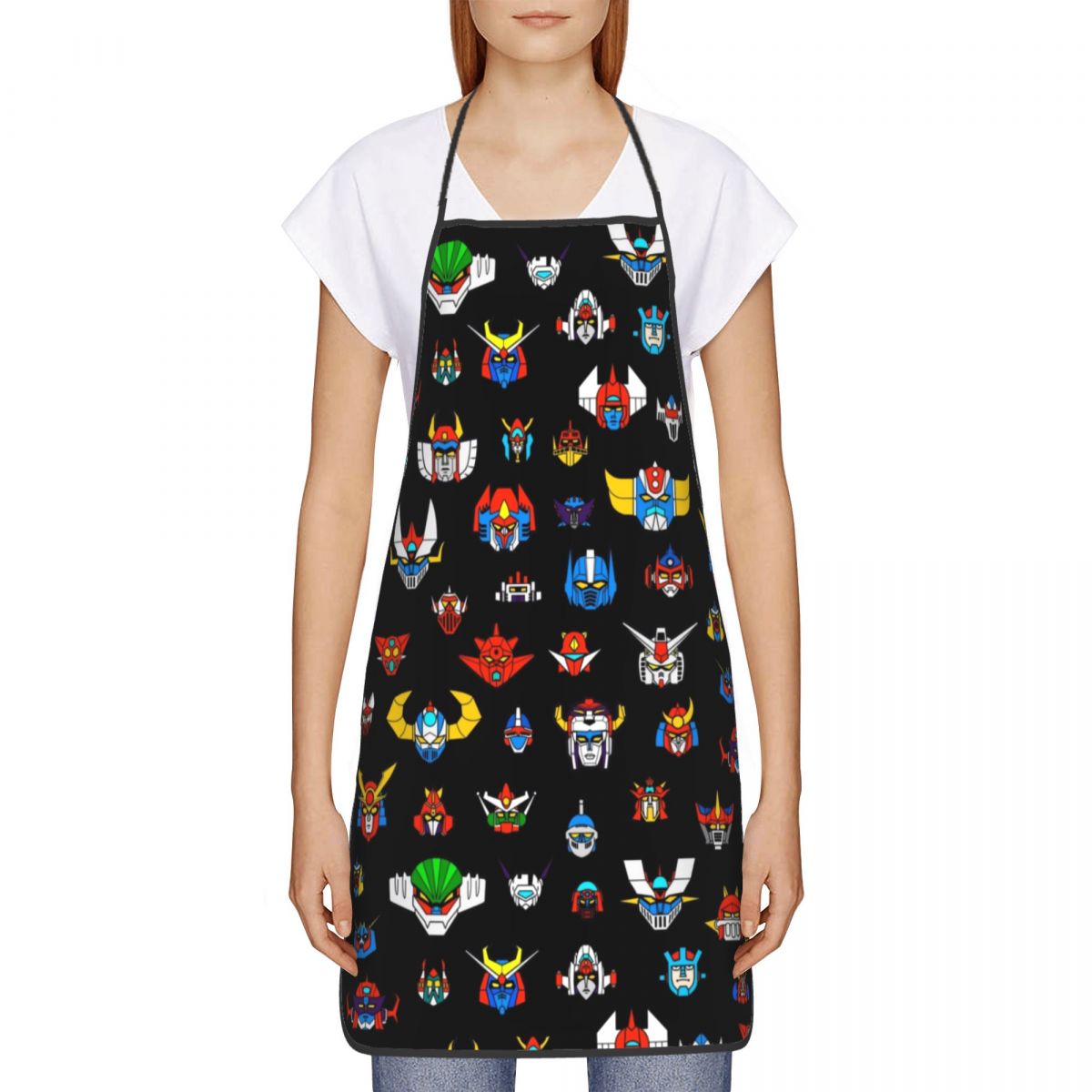 Ufo Robot Logo Funny Apron Men - Kitchen Robot Baking 评论和价格