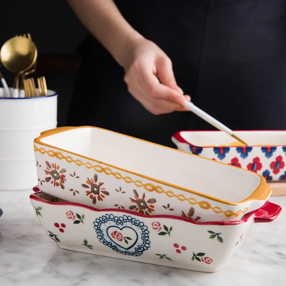 Ceramic Baking Dish Roasting L - Kitchen Baking Dishes 评论和价格