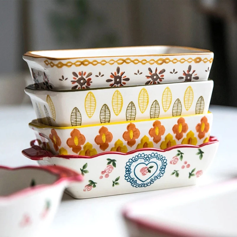 Ceramic Baking Dish Roasting L - Kitchen Baking Dishes 评论和价格