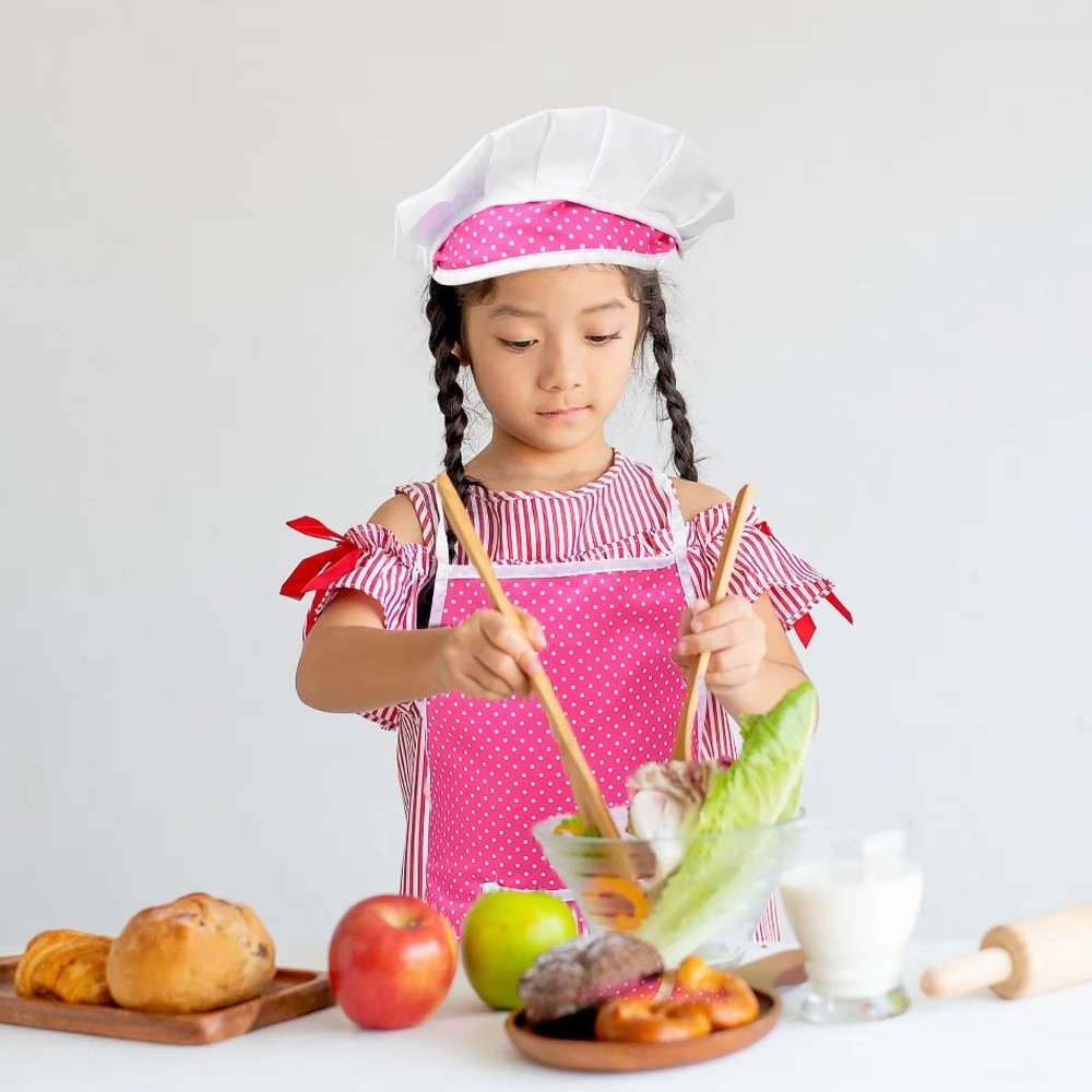 Chef Dress Up Chef Hat Kids Ba - Baking Kitchen Set Up 评论和价格
