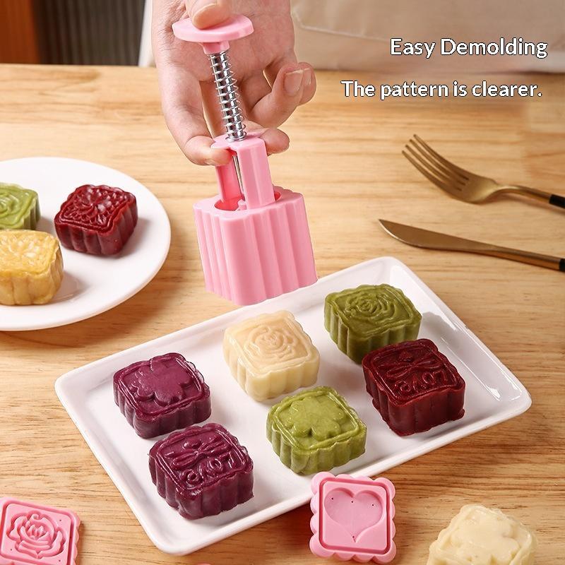 1 Set DIY Mooncake Mold Plasti - Kitchen Baking Torch 评论和价格