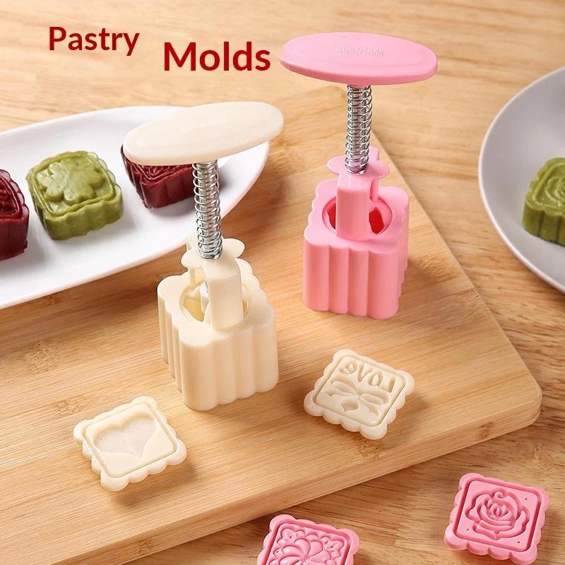 1 Set DIY Mooncake Mold Plasti - Kitchen Baking Torch 评论和价格