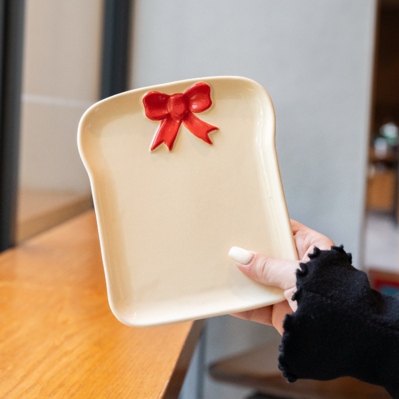 Exquisite Bow Shaped Sauce Cer - Kitchen Baking Dishes 评论和价格