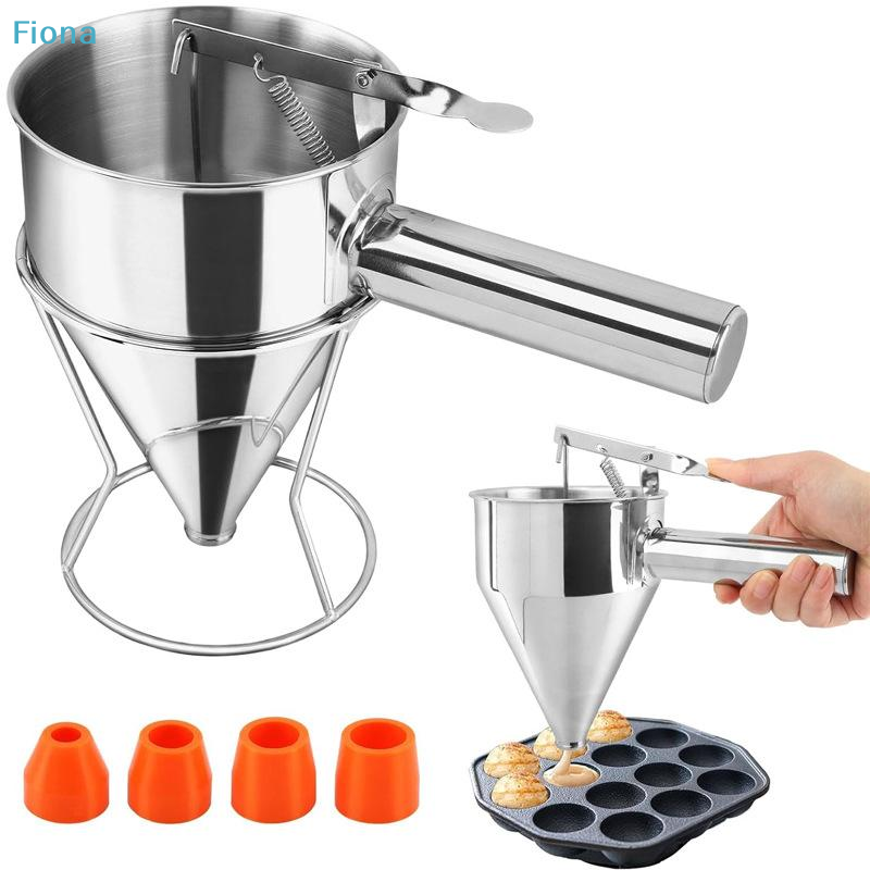 ✔Stainless Steel Funnel Dispen - Kitchen Baking Blender 评论和价格