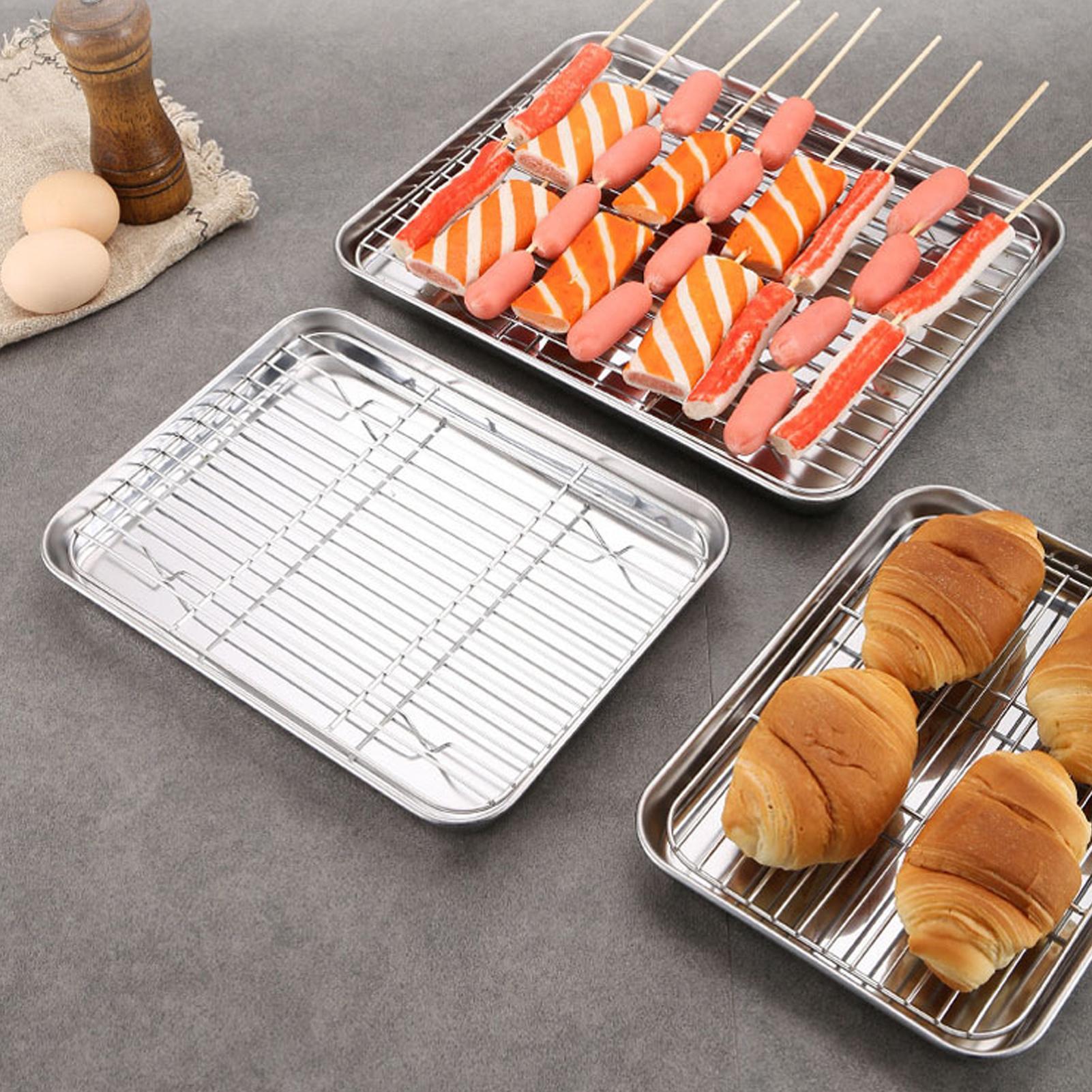 Baking Tray with Removable Coo - Kitchen Baking Cart 评论和价格