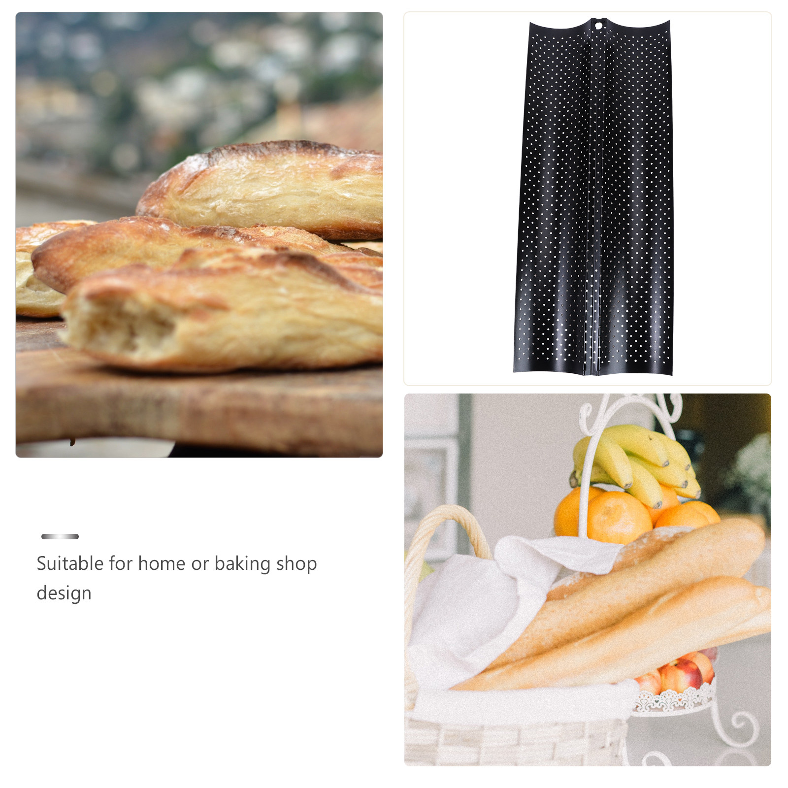 2-Slot French Bread Baking Mou - Baking Kitchen Design 评论和价格