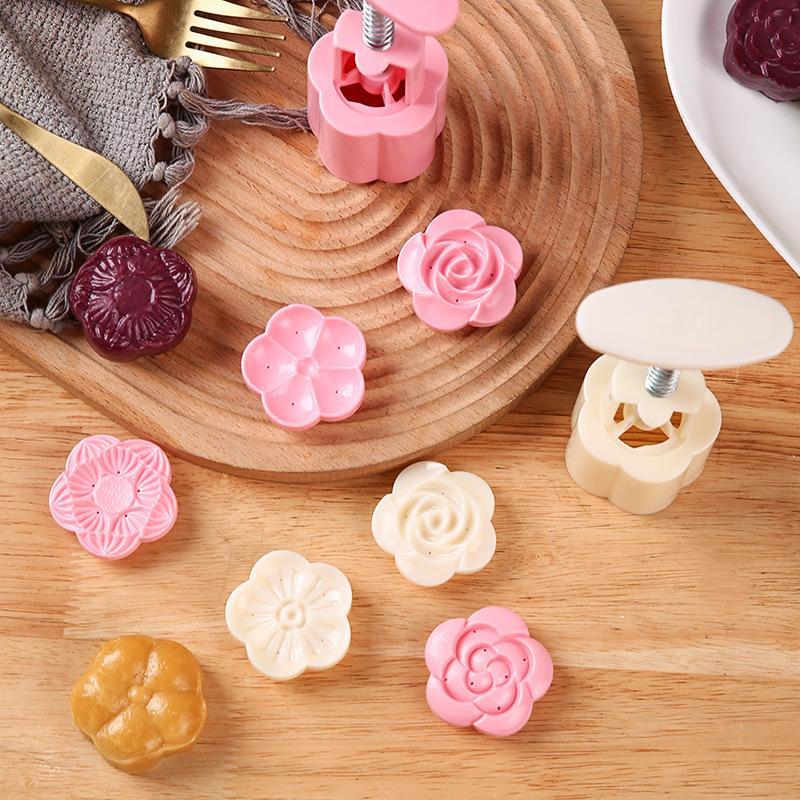 New 1 Set DIY Mooncake Mold Pl - Kitchen Baking Torch 评论和价格