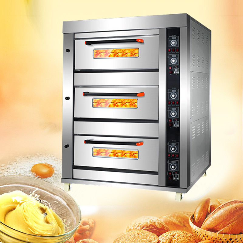 Guangzhou 3 Deck 6 Trays Comme - Commercial Kitchen Baking Equipment 评论和价格