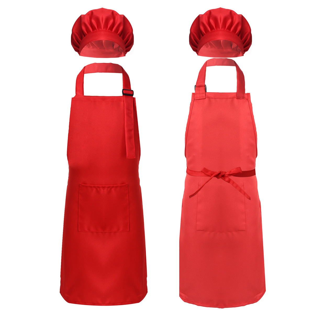 Adjustable Chef Apron And Hat  - Baking Kitchen Set Up 评论和价格
