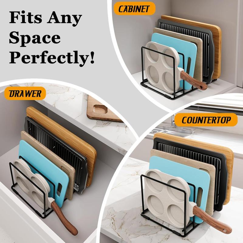 Anti-slip Feet Organizer Bakin - Kitchen Baking Tray Organiser 评论和价格