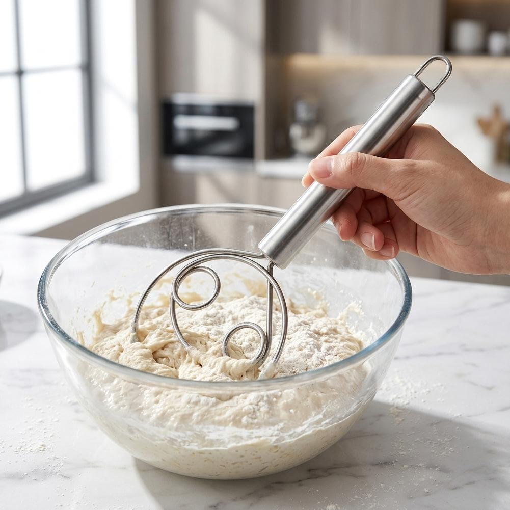 Cake Tools Danish Dough Whisk  - Kitchen Baking Blender 评论和价格