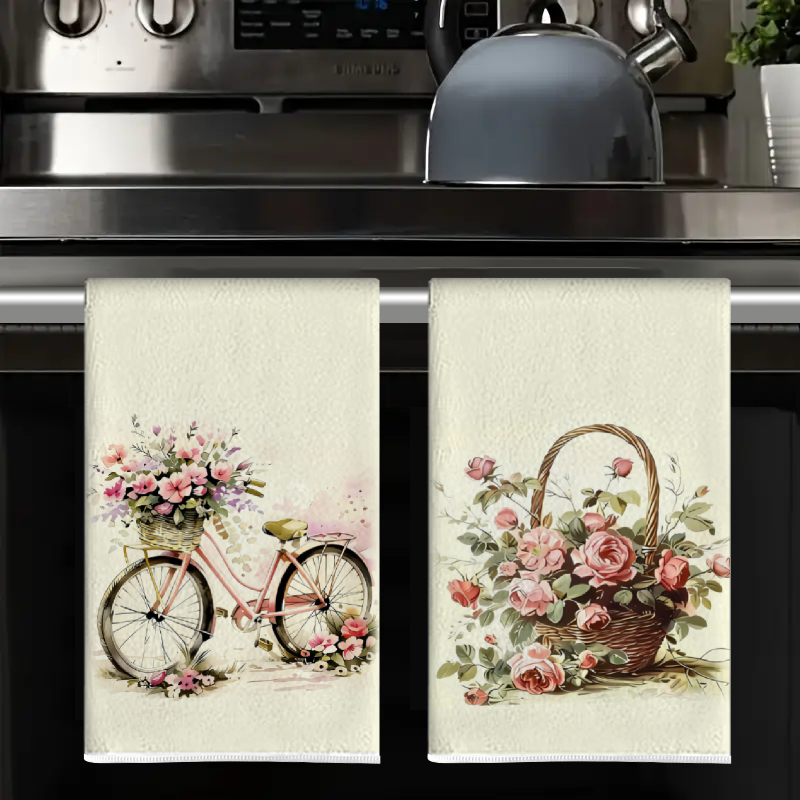 2Pcs, Flower Cart + Rose Baske - Kitchen Baking Cart 评论和价格