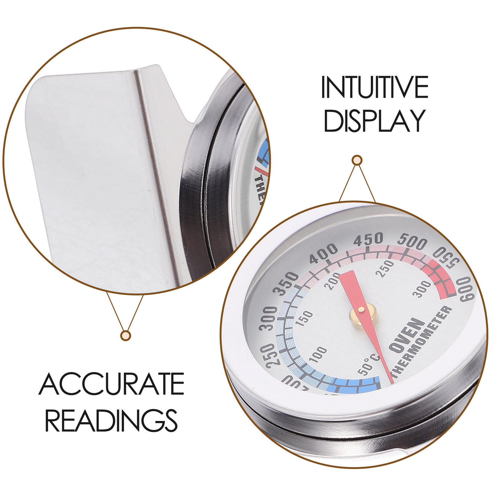Oven Thermometer Stainless Ste - Kitchen Baking Supplies 评论和价格
