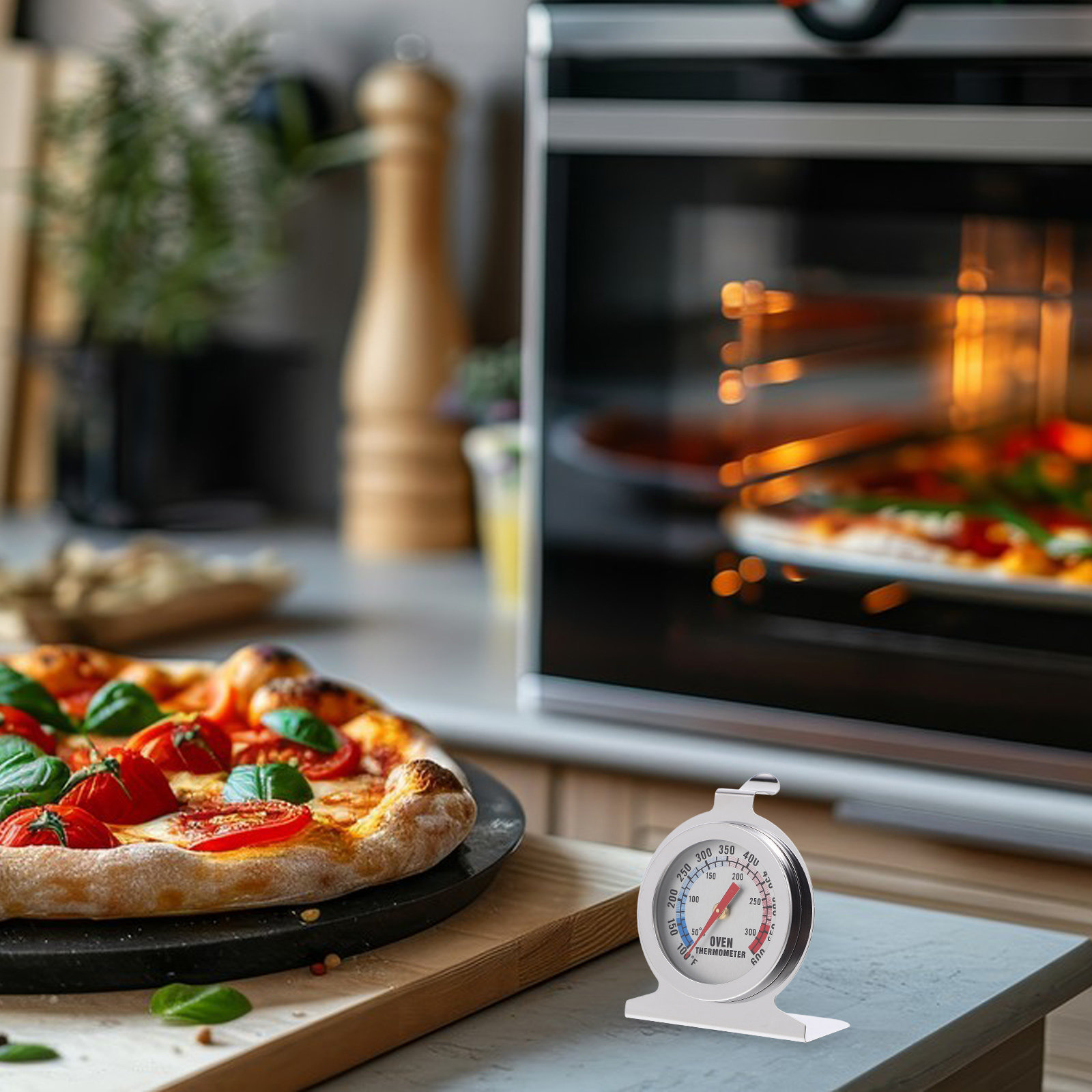 Oven Thermometer Stainless Ste - Kitchen Baking Supplies 评论和价格