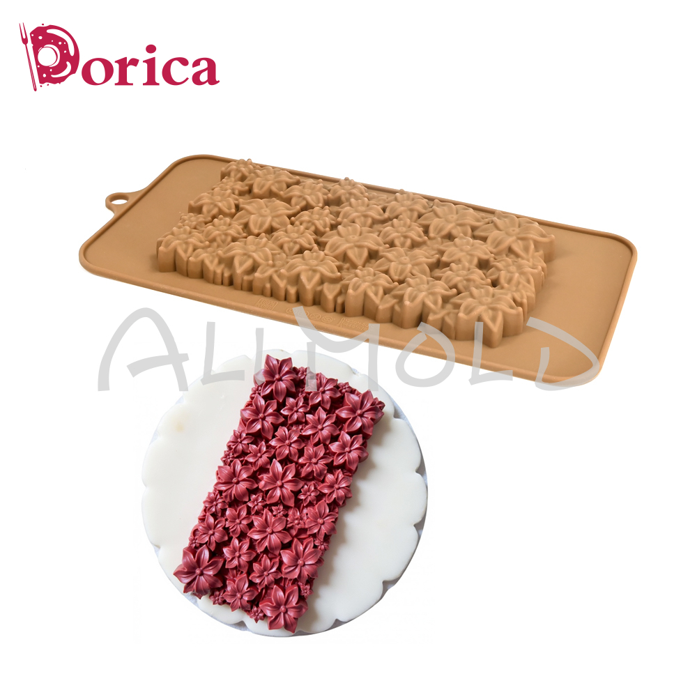 Flower Silicone Chocolate Mold - Kitchen Baking Supplies 评论和价格