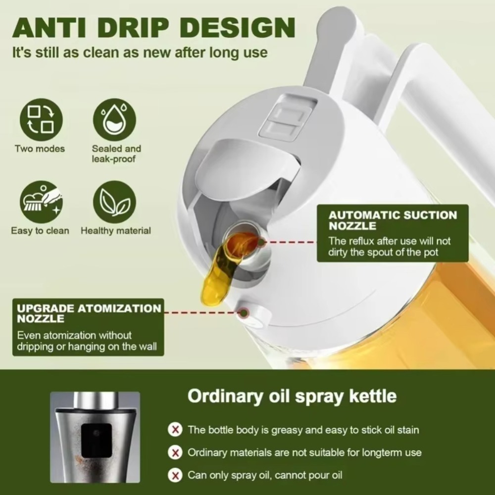 2in1 470ml Plastic Spray Oil S - Kitchen With Baking Area 评论和价格