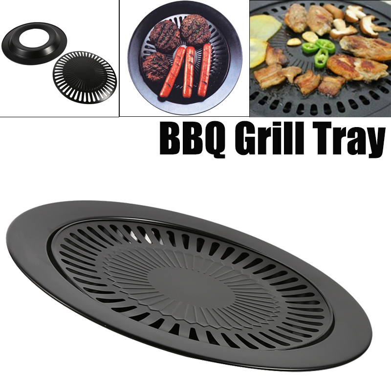 Smokeless Barbecue Grill Pan G - Kitchen Baking Tray Organiser 评论和价格